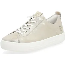 remonte Sneaker Damen Weite E Beige/Silber 36