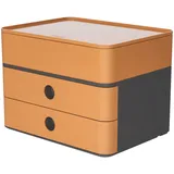 HAN Schubladenbox Smart Box plus Allison caramel brown 1100-83, DIN A5 mit 3 Schubladen