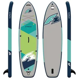 F2 SUP Board Stand Up Paddle Board Strato 12,5' grün