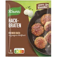 Knorr Fix Würzmischung Hackbraten für ein leckeres Fleischgericht ohne geschmacksverstärkende Zusatzstoffe 70 g 1 Stück