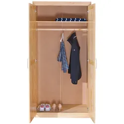 Leovra Kleiderschrank 2 Türen, natur.