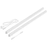 PARLAT LED Unterbau-Leuchten Rigel, je 87,3cm, je 1118lm, weiß, 2er Set