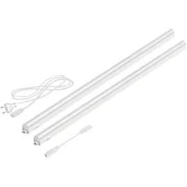 PARLAT LED Unterbau-Leuchten Rigel, je 87,3cm, je 1118lm, weiß, 2er Set