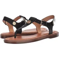 Tommy Hilfiger Damen Bennia Flache Sandale, Black Ll, 40 EU - 40 EU