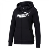 Puma Ess Logo Full-Zip Hoodie Damen Puma Schwarz, XS