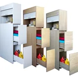 VCM Badmöbel Nischenschrank Schublade Tasalo