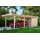 SKANHOLZ Carport Emsland 3,54 x 8,46 m unbehandelt mit Abstellraum