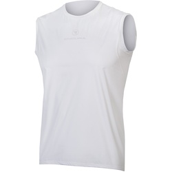 Ärmelloses Translite Winddichtes Baselayer - Weiß, M