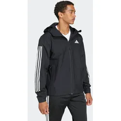 Outdoorjacke ADIDAS SPORTSWEAR "ESS 3S R.R JKT", Herren, Gr. M, schwarz, Obermaterial: 100% Polyester, sportlich, Jacken