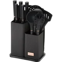 Klausberg Küchenmesserset 12-tlg. Schwarz