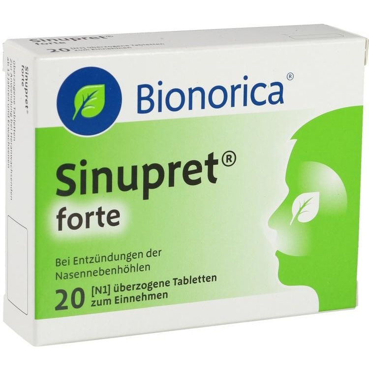 sinupret forte dragees bionorica