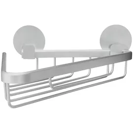 KLEINE WOLKE Duschkorb Rocco 25,4x13,5x4,5 cm grau/silber