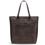 farmhood Nashville Shopper Leder Dark Brown