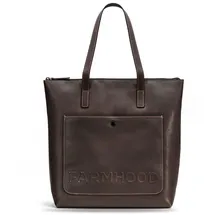 farmhood Nashville Shopper Leder Dark Brown