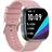 42 mm Schwarz Silikonarmband Rose