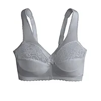 GLAMORISE Gr. 110, Cup G, grau (silbergrau) Damen BHs