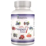 Biomenta Super7 – 120 hochdosierte Multifrucht Kapseln - Berry Mix mit OPC + Cranberry + Goji Berries + Aronia Beeren + Granatapfel + Acai + Heidelbeeren - vegan - Premiumqualität
