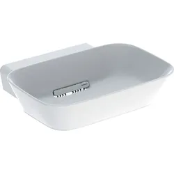Geberit ONE Aufsatzwaschtisch Schalenform, ohne Hahnloch, ohne Überlauf 505.050.00.1, Badkeramik, weiß