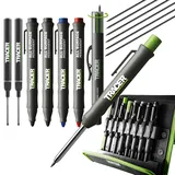 Tracer 8-teiliges Markierungs- & Anreiß-Set – Profi Markierwerkzeug Set für Handwerker | Tieflochmarker, Stifte & Zubehör