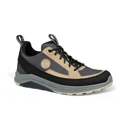 Hanwag Wander-Travelschuhe Rotpunkt Light Low (Veloursleder/Synthetik) grau/beige Herren