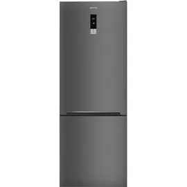 Smeg FC48KDND Kühl-Gefrierkombination (481 l, 1750 mm hoch, Silber)