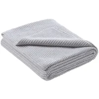 Wometo Strickdecke weiß Textil, 140x190 cm, Oeko-Tex®, Wohntextilien, Decken, Kuscheldecken