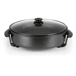 GOURMETmaxx Pizza-Pfanne elektrisch 1500W schwarz