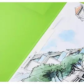 Brunnen Schnellhefter FACT! Kunststoff kiwi transluzent DIN A4, 1 St.