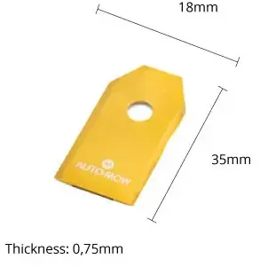 Automower Messer (9 Stück) - Blisterpack Gold