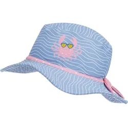 Playshoes UV-Schutz Sonnenhut Krebs blau-pink, Babymode (6 - 24 Monate)
