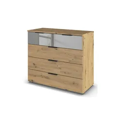 Kommode  Skyla , holzfarben , Maße (cm): B: 93 H: 81