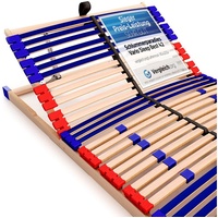 Lattenrost »Vario Sleep Best 42®«, Schlummerparadies, Kopfteil manuell verstellbar, Fußteil nicht verstellbar, aus 100% BUCHE, 10 Jahre Garantie, SCHULTERFRÄSUNG, Testsieger 90 cm x 190 cm x 7.5 cm