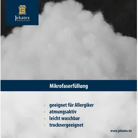 Jekatex Bettdecke + Kopfkissen, 2-TLG oder 4-TLG, Bettenset 135x200/155x220+80x80/40x80cm, ECO, Schlafkomfort fürs ganze Jahr! (1, 135x200+40x80cm)