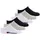 Champion Kinder Socken, 6er Pack - Sneaker, einfarbig, Schwarz/Grau/Weiß 27-30