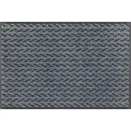Wash+Dry Fußmatte Duo Denim 40x60cm, innen und außen, waschbar, Blau