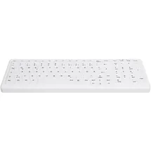 Cherry Active Key desinfizierbare Hygiene-Tastatur mit Nummernfeld, vollversiegelt, weiß, USB, BE (AK-C7000F-UVS-W/BE)