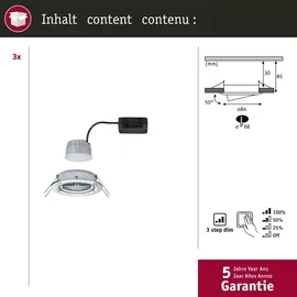 Paulmann Coin 3er Pack (934.88)