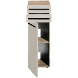 Bega Consult Unterschrank SPLIT 2 Schubladen 34 x 104 x 31 cm Sandfarben