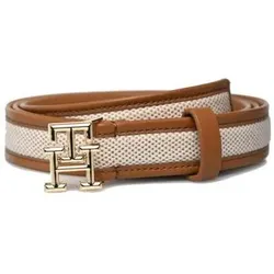 Tommy Hilfiger  Gürtel LOGO 2.5 CANVAS  in Braun, 80