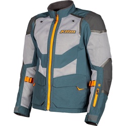 Klim Baja S4, Textiljacke - Petrol/Grau/Orange - S