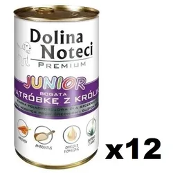 Dolina Noteci PREMIUM Junior reich an Kaninchenleber 12x400g
