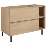 rodan fabryka mebli Waschbeckenunterschrank Simple 80 x 0 x 0 cm Schwarz