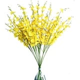 Fycooler Künstliche Blumen Orchideen 95CM Langem Stiel Hohe Künstliche Pflanzen langem Stämme Faux Orchideen Kunstblumen für Haus,Balkon,Büro,Schreibtisch,Küche,Tisch und Badezimmer-12Pcs