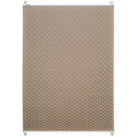 K-HOME Plissee 3D-Effekt 130 x 130 cm schwarz