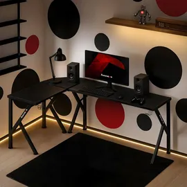 huzaro Eckschreibtisch Hero 6.3 Schwarz