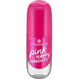 Essence Gel Nail colour, Nagellack, Nr. 15, Pink, langanhaltend, Expressergebnis, schnelltrocknend, glänzend, acetonfrei, vegan, ohne Mikroplastikpartikel, ohne Konservierungsstoffe, 1er Pack (8ml)