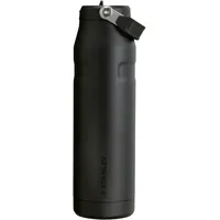 Stanley IceFlowTM Bottle Wasserflasche aus Edelstahl mit Strohhalm Black