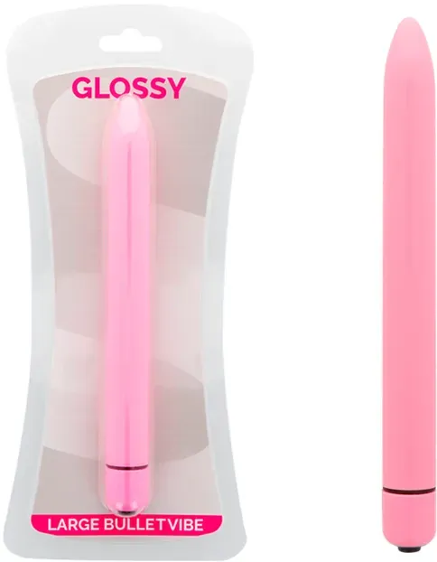 GLOSSY SLIM - VIBRATOR ROSA