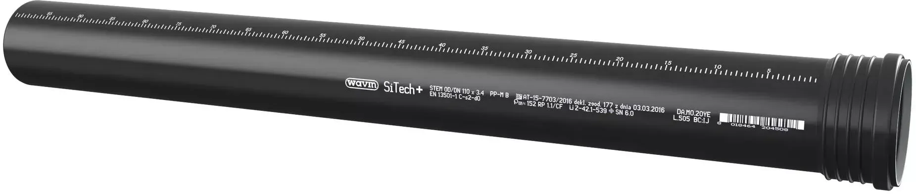 Wavin SiTech+ Rohr DN70 L=3 grau - 7738343308 von Buderus