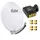 Fuba DAA 780 G Satellitenantenne Aluminium in Grau HDTV 4K DELUXE Octo LNB Sat